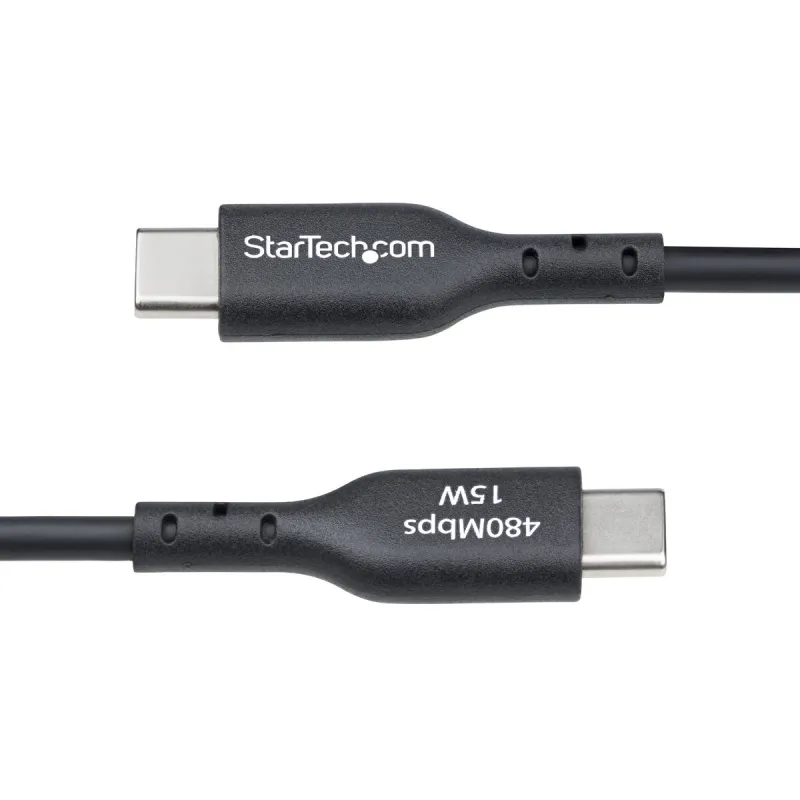 USB-kaabel Startech USB2AC1MNC Must 1 m
