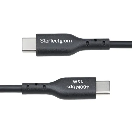 USB-kaabel Startech USB2AC1MNC Must 1 m
