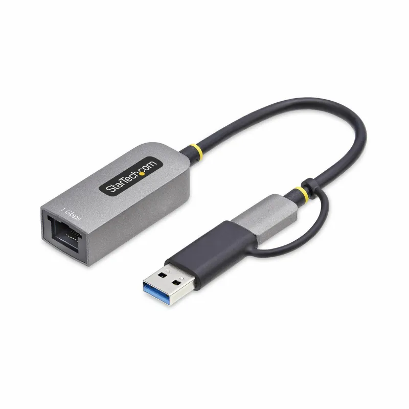 USB-Kaapeli Startech C21GA-USB-ETHERNET Harmaa