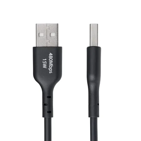 USB-kaabel Startech USB2AC15CMBK Must