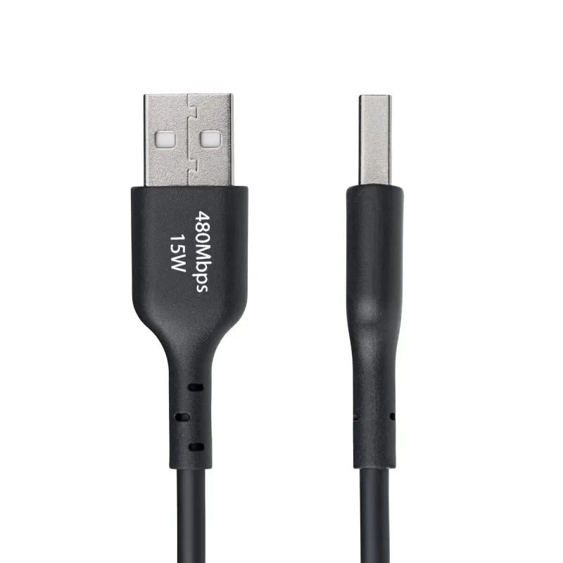 USB-kaabel Startech USB2AC15CMBK Must