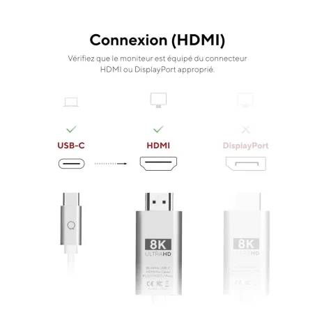 USB laidas Linq Byelements LQCCH200 Pilka 2 m