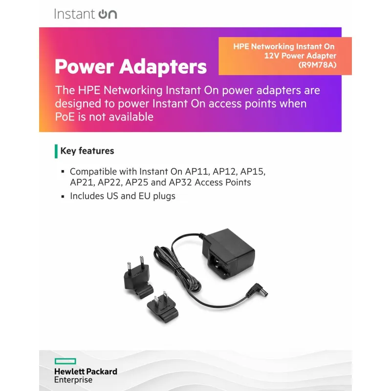 Vooluadapter HPE R9M78A
