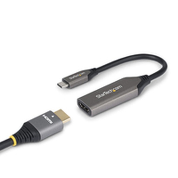 USB laidas Startech 112B-USBC-HDMI21 Pilka 20 cm