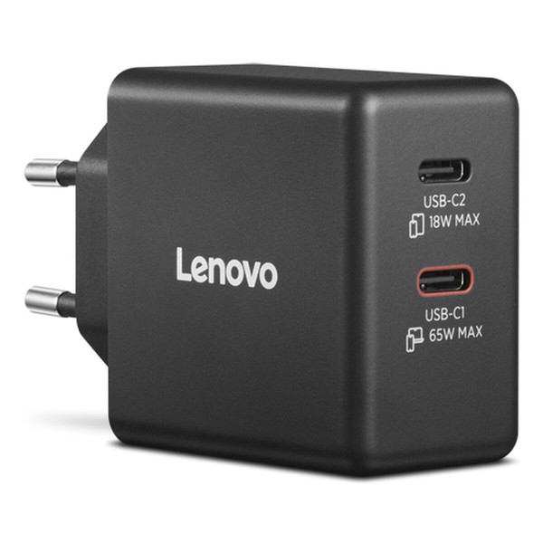 Vooluadapter Lenovo 40AW065BEU Must 65 W
