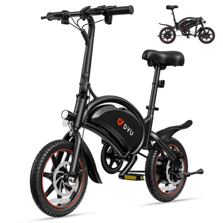 Electric Bike DYU DYU-D3S-001 Black 250 W 10 Ah 14