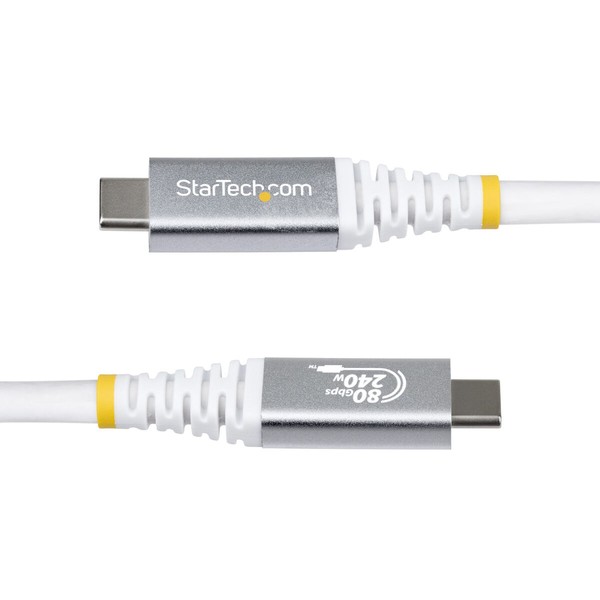 USB-кабель Startech CC150CM80GUSB4CABLEW Белый 1,5 m