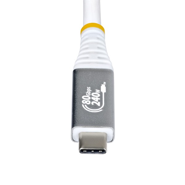 USB-kaabel Startech CC50CM80GUSB4CABLEW Valge 50 cm
