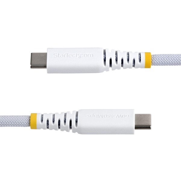 USB Kabelis Startech USB2CC1MNCBRWH Balts 1 m