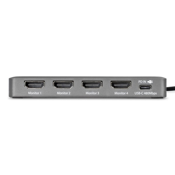 USB Cable Startech QUAD-USB-HDMI-ADAPT Grey