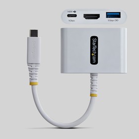 USB Cable Startech 168W-USBC-MULTIPORT White