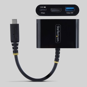USB Cable Startech 168B-USBC-MULTIPORT Black