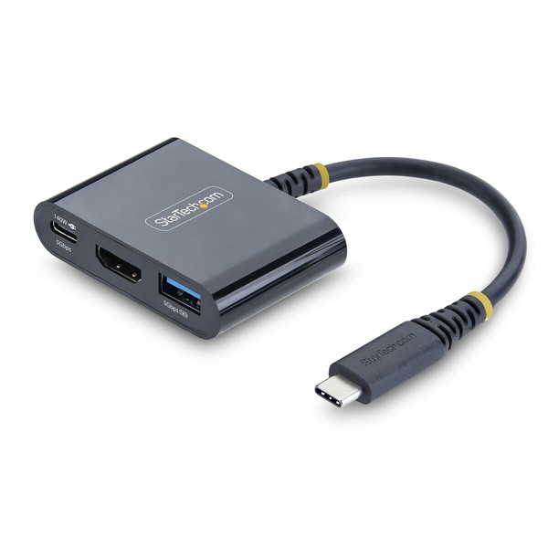 USB-кабель Startech 168B-USBC-MULTIPORT Чёрный