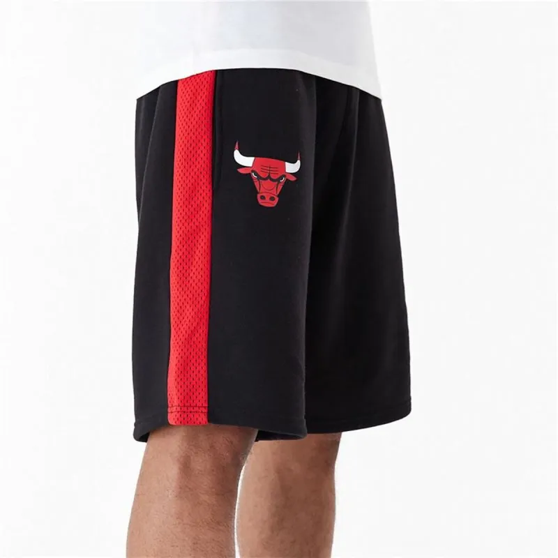 Спортивные мужские шорты New Era NBA MESH PANEL OS SHORTS CHIBUL 60435477 Чёрный