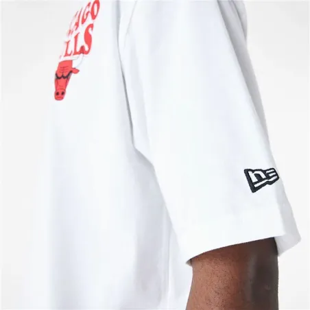 Lühikeste varrukatega T-särk, meeste New Era  SCRIPT OS TEE CHIBUL 60435518 Valge (L)
