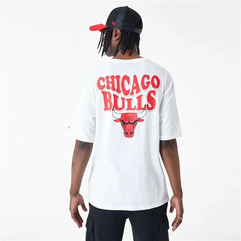 Lühikeste Varukatega Spordisärk New Era  SCRIPT OS TEE CHIBUL 60435518 Valge