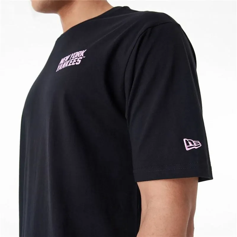 Lühikeste Varukatega Spordisärk New Era  WORDMARK OS TEE NEYYAN 60435524  Must (M)