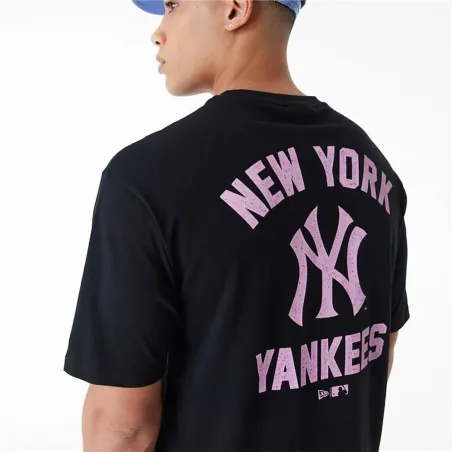 Lühikeste Varukatega Spordisärk New Era  WORDMARK OS TEE NEYYAN 60435524  Must (M)