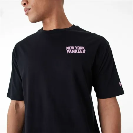 Lühikeste Varukatega Spordisärk New Era  WORDMARK OS TEE NEYYAN 60435524  Must (M)