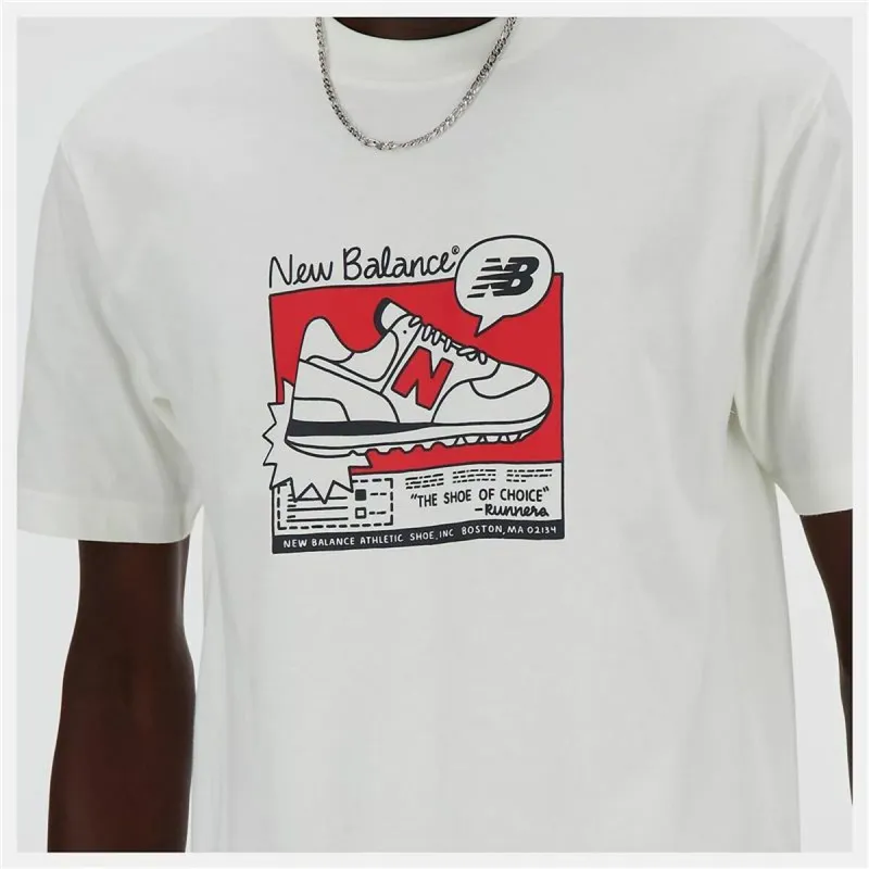 Īsroku Sporta T-krekls New Balance MT41593 SST Balts (S)