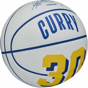 Krepšinio kamuolys Wilson Player Icon Mini Curry Balta (Dydis 3)