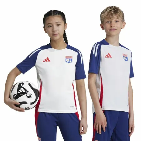 Vaikiški futbolo marškinėliai trumpomis rankovėmis Adidas Tiro24 Mėlyna (9-10 metų)