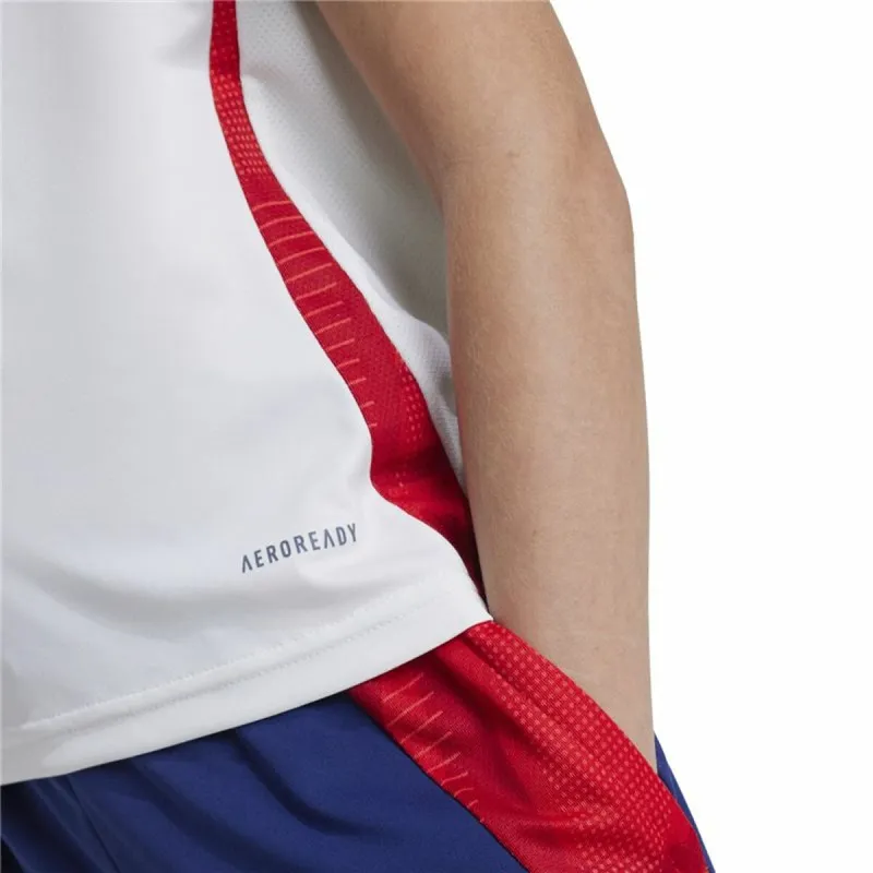 Vaikiški futbolo marškinėliai trumpomis rankovėmis Adidas Tiro24 Mėlyna (9-10 metų)