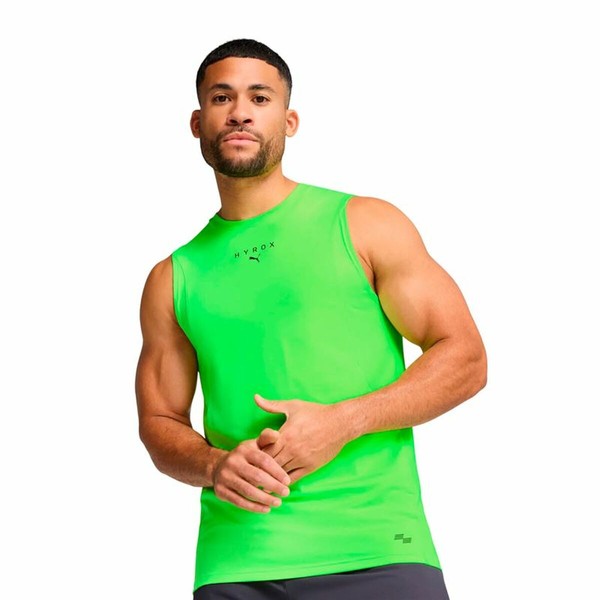 Men’s Short Sleeve T-Shirt Puma M X Hyrox Cloud Green (XL)