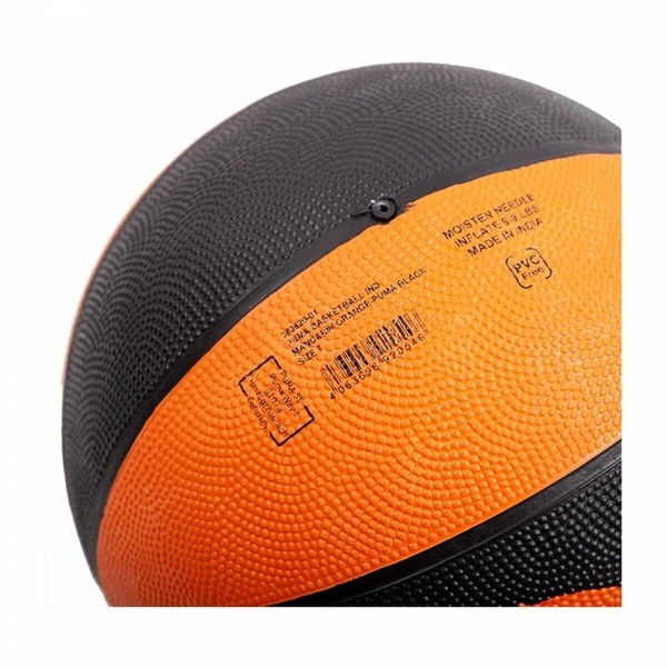 Баскетбольный мяч Puma Indoor Чёрный Оранжевый 6 Years