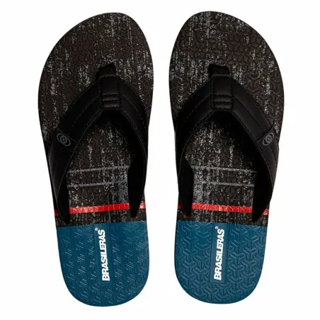 Men's Flip Flops Brasileras Ocean Black