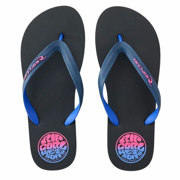 Men's Flip Flops Rip Curl Wetty Fade Bloom Black