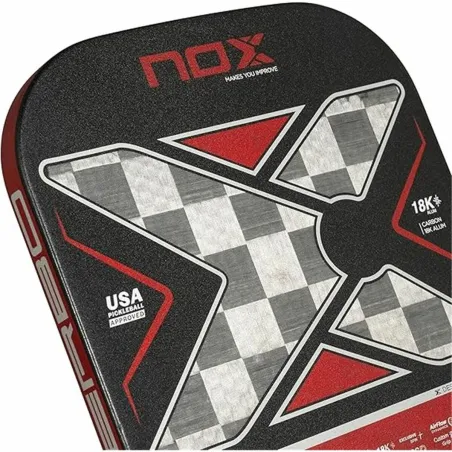 Pickleball-maila Nox Nerbo Musta Hiilikuitu