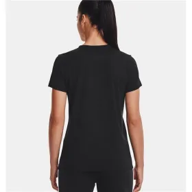Sieviešu Krekls ar Īsām Piedurknēm Under Armour 1356305-002 Melns (XL)