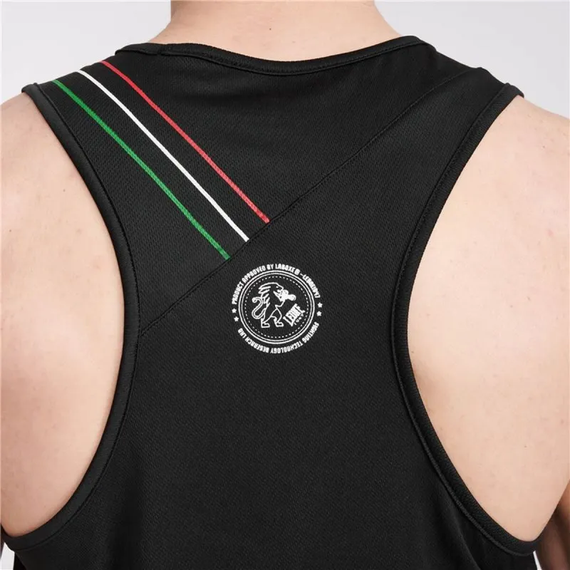 Unisex Short Sleeve T-Shirt Leone 1947 AB226-01 Black (S)