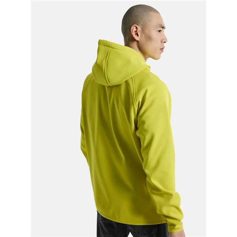 Men’s Hoodie Burton Crown Weatherproof Yellow