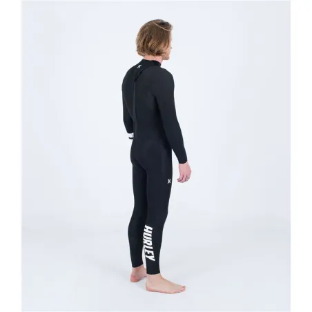 Neoprene Hurley Advant 4/3 mm Back zip Black