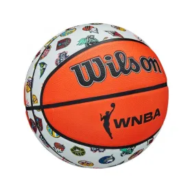 Krepšinio kamuolys Wilson Wnba All Team Bskt Tamsiai oranžinis 6 Natūralus kaučiukas (Dydis 6)