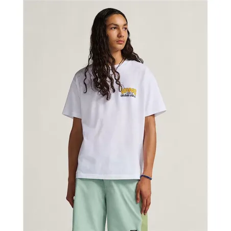 Lühikeste varrukatega T-särk, meeste Vans VN000M60FLB1 Valge (XL)