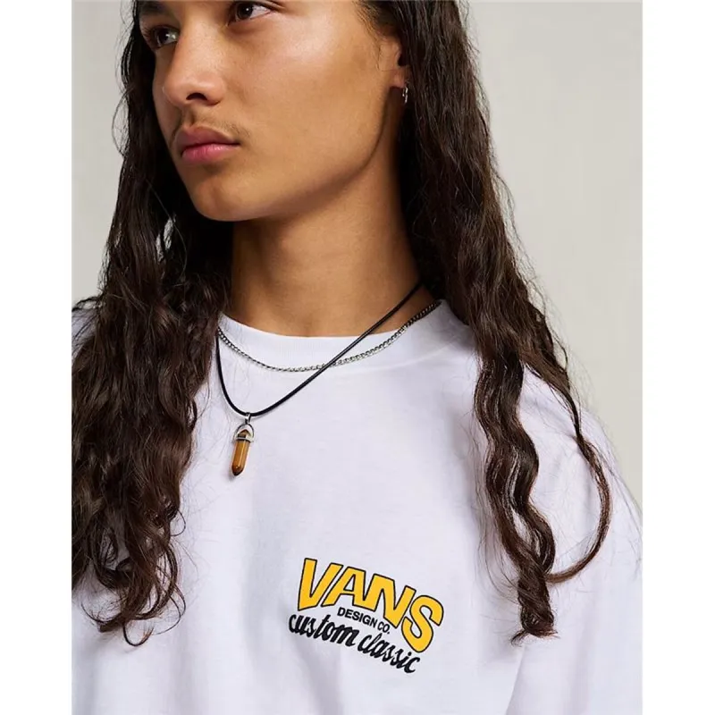 Lühikeste varrukatega T-särk, meeste Vans VN000M60FLB1 Valge (XL)