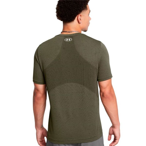 Lühikeste varrukatega T-särk, meeste Under Armour 1382801-390 Oliiv (XL)