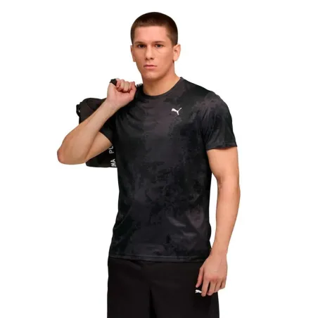 Men’s Short Sleeve T-Shirt Puma 526718 34 Black (L)