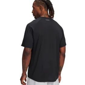 Vīriešu Krekls ar Īsām Piedurknēm Under Armour 6005116-001 Melns (XL)