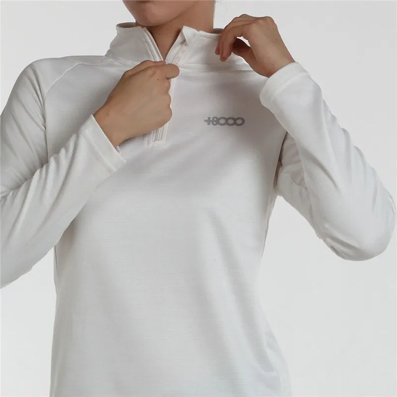 Women's long sleeve T-shirt +8000 PAGOETA-071 White (M)