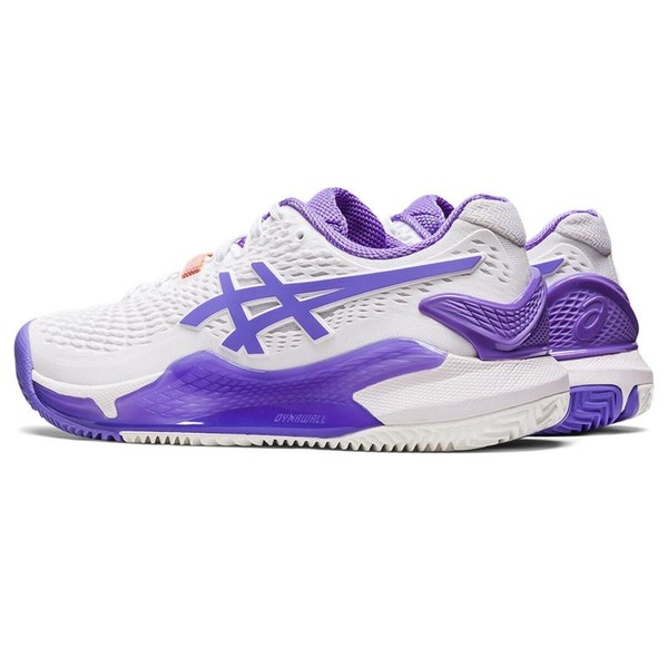 Running Shoes for Adults Asics Gel-Resolution 9 Clay White