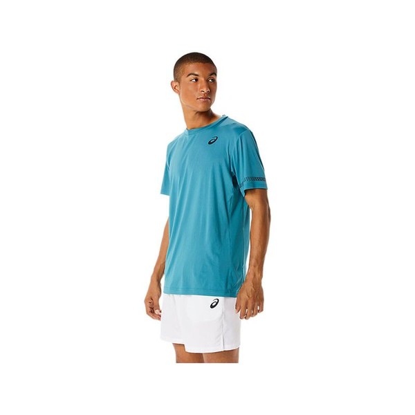 Men’s Short Sleeve T-Shirt Asics 2041A136-302 Sky blue (S)