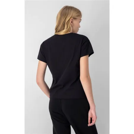 Women’s Short Sleeve T-Shirt Champion 116524-KK001 Black (S)