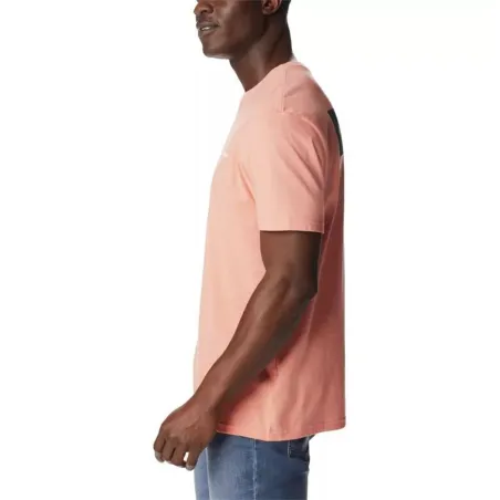 Lühikeste varrukatega T-särk, meeste Columbia 1834041879 Lõheroosa (XS)