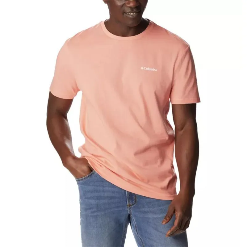 Lühikeste varrukatega T-särk, meeste Columbia 1834041879 Lõheroosa (XS)