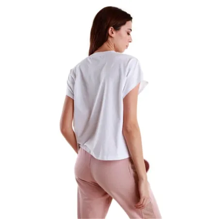 Sieviešu Krekls ar Īsām Piedurknēm Kappa 34151UW-001 Balts (XS)