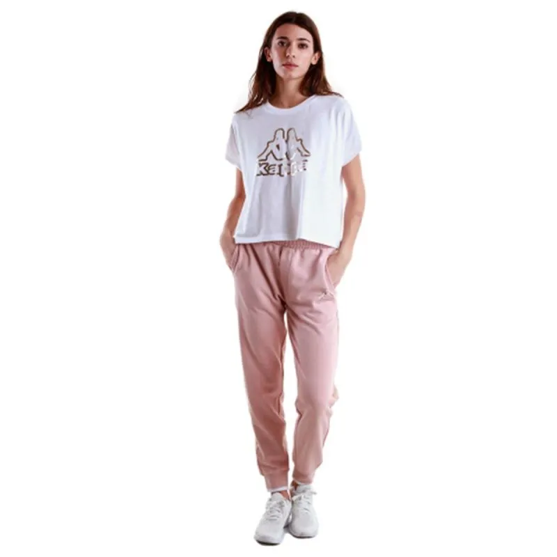 Sieviešu Krekls ar Īsām Piedurknēm Kappa 34151UW-001 Balts (XS)